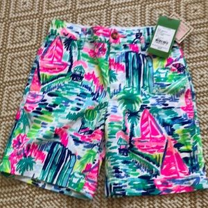 Boys size 4 Lily Pulitzer Beaumont short. So bright and fun!